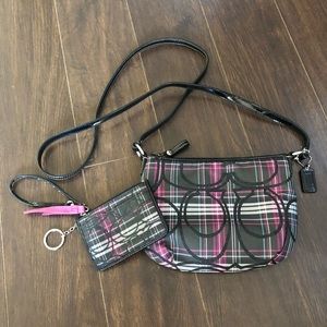 Coach Crossbody purse and coin pouch